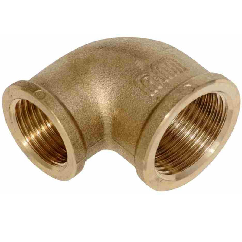 BRASS REDUCING ELBOW 3/4" X 1/2"