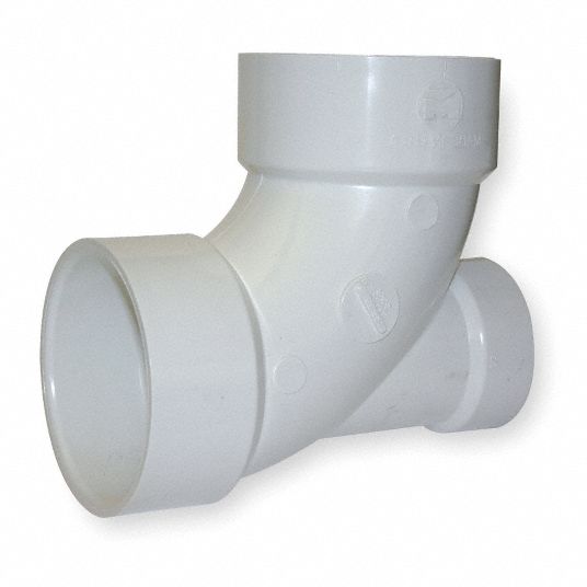 PVC DWV LOW HEEL 90