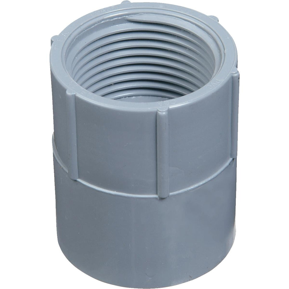 PVC ELECTRICAL CONDUIT FEMALE ADAPTOR