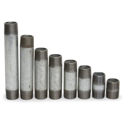 2" GALVANIZED SCH 40 PIPE NIPPLES