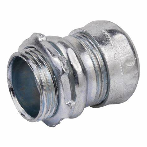 STEEL EMT COMPRESSION CONNECTORS