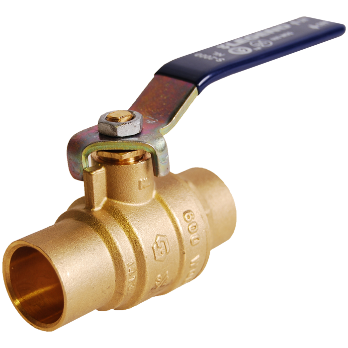 BRASS BALL VALVES - SWEAT, PROPRESS & THREADED