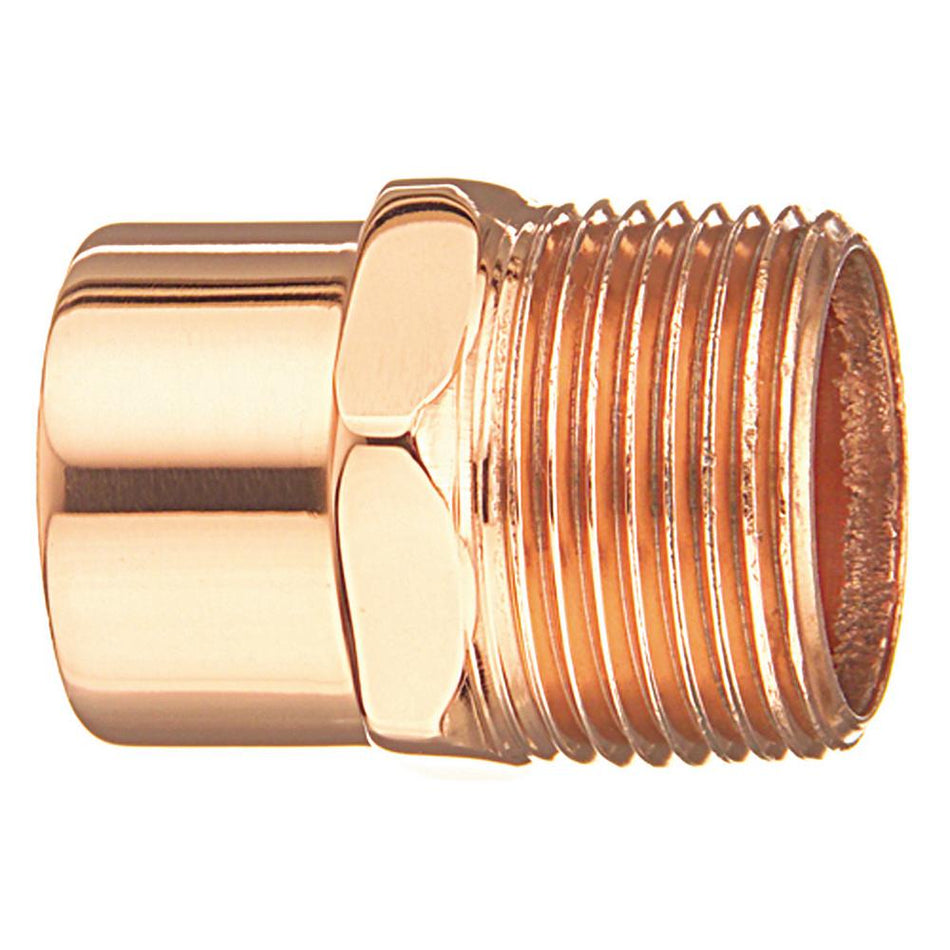 COPPER MALE ADAPTER - SWEAT & PROPRESS