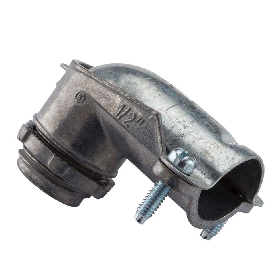 FLEXIBLE CONDUIT CONNECTORS- 90 DEGREE