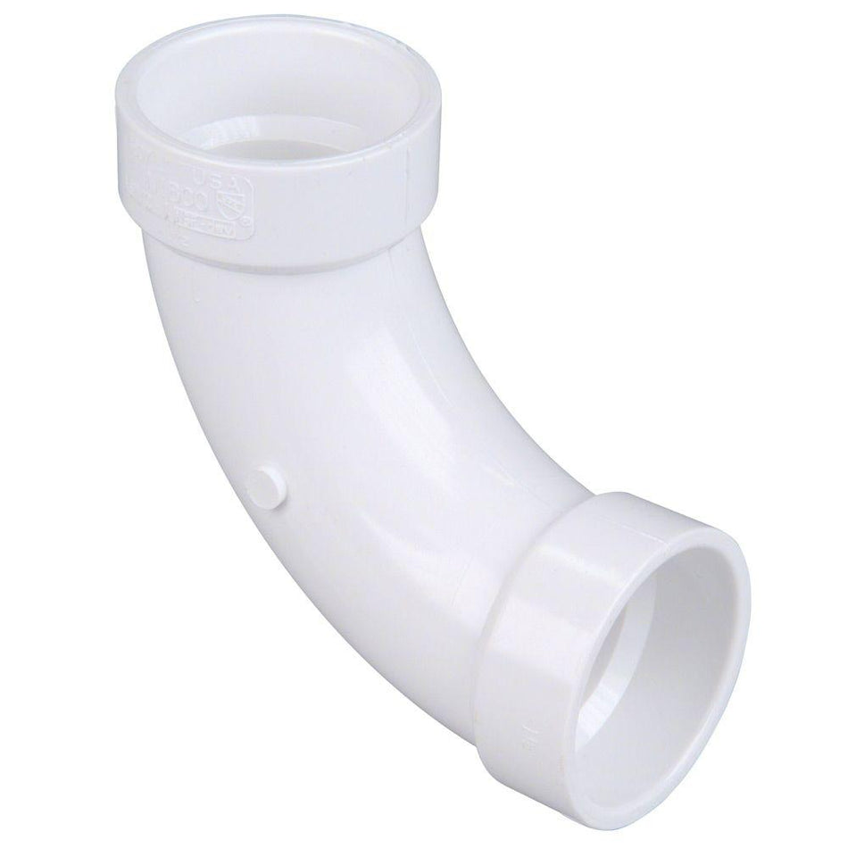 PVC DWV LONG SWEEP 90