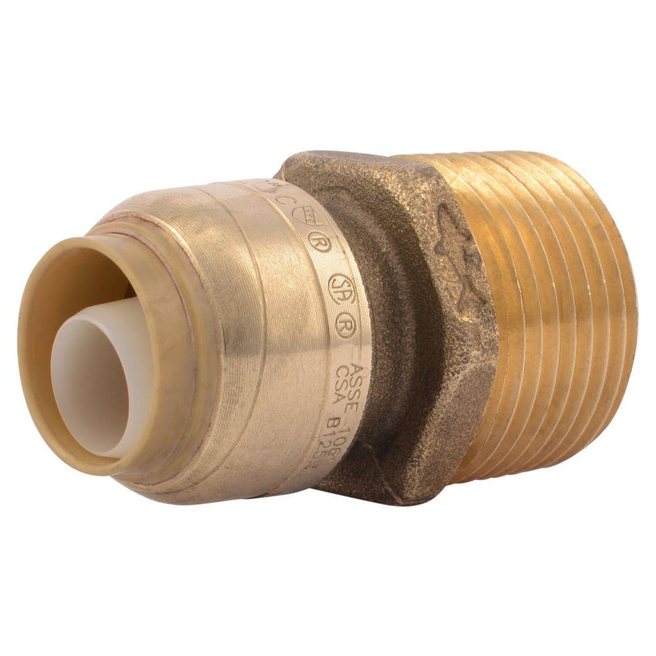 3/4" MPT X 1/2" PUSH-FIT
